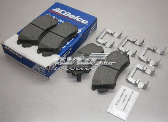 Колодки тормозные передние дисковые GM 19264354