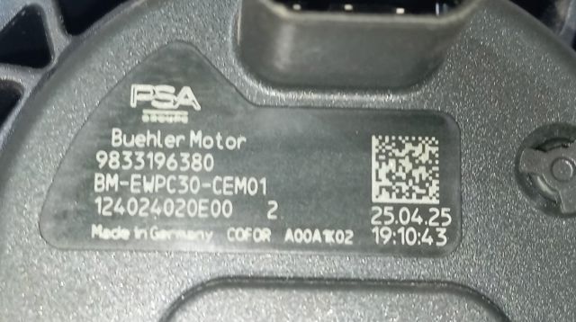 9833196380 Peugeot/Citroen 