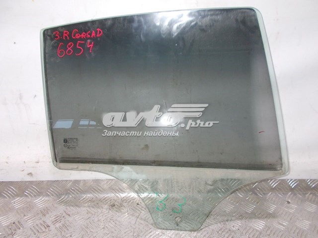 13188527 Opel vidro da porta traseira direita