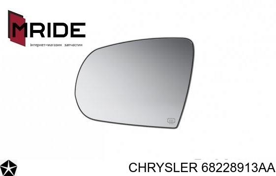 68228913AA Chrysler зеркальный элемент зеркала заднего вида левого