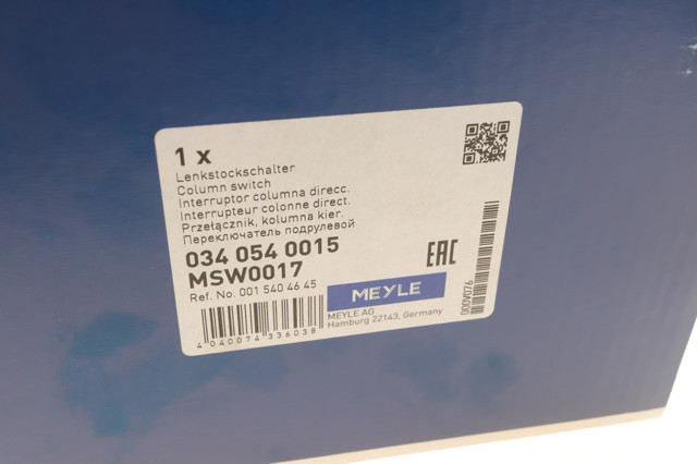 Переключатели подрулевые Meyle 340540015 цена, от 85.28 USD