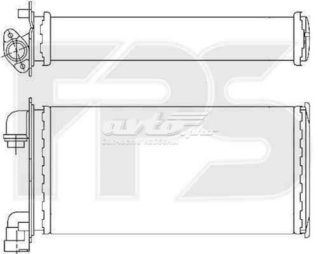 Радиатор печки (отопителя) FPS FP14N98