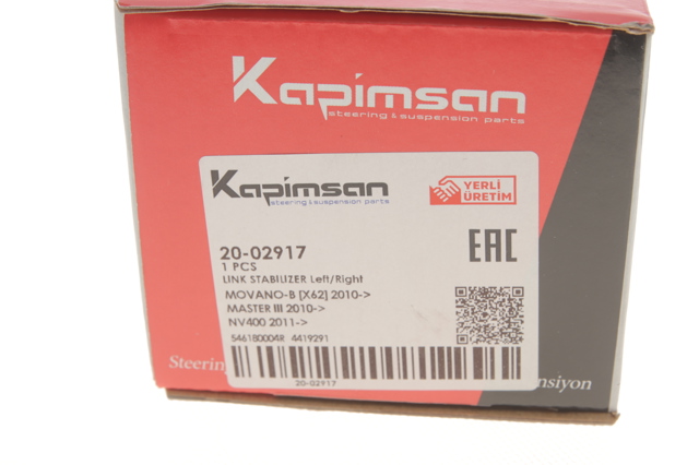 Стойка переднего стабилизатора 2002917 Kapimsan