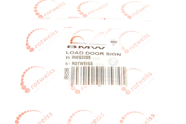 RWS3208 Rotweiss Эмблема капота