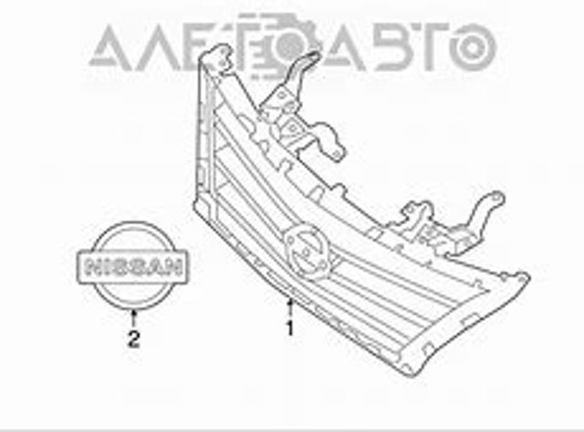 Облицовка радиатора FPS FP5056990 цена, от 95.65 USD