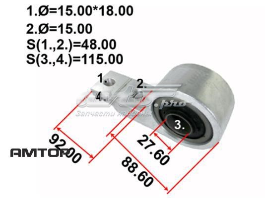 Сайлентблок передней подвески Tenacity AAMNI1035 цена, от 23.12 USD