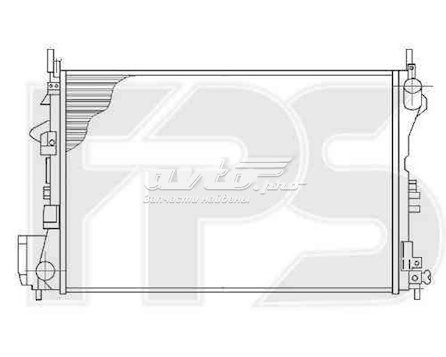 Радиатор охлаждения двигателя FPS FP52A1093 цена, от 58.76 USD