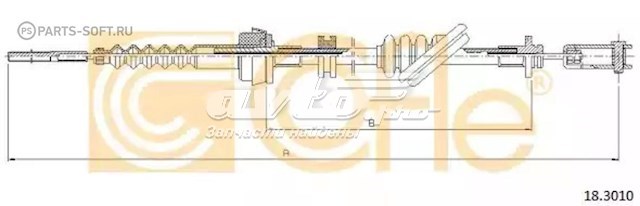 Трос сцепления 183010 Cofle