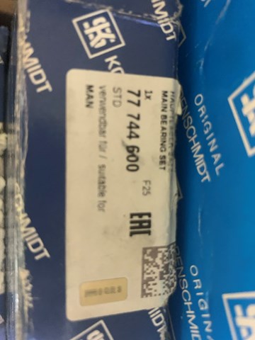 Вкладыши коленвала коренные, стандарт (STD) Kolbenschmidt 77744600 цена, от 117.12 USD
