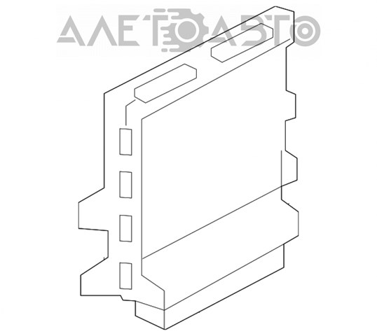 Блок управления двигателем 237035CA0A Nissan