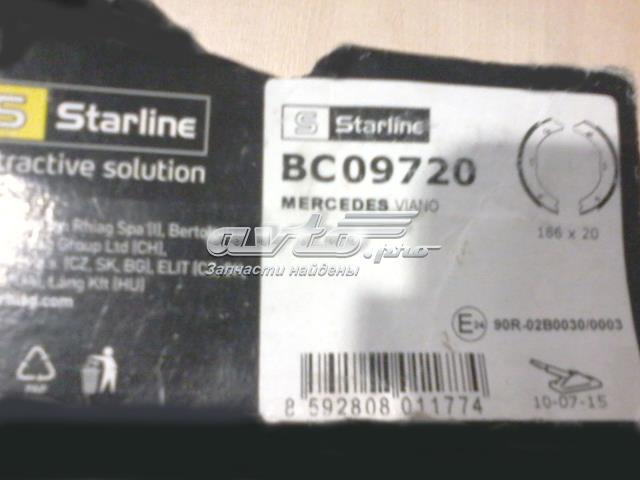 BC09720 Starline Тормозные колодки ручника