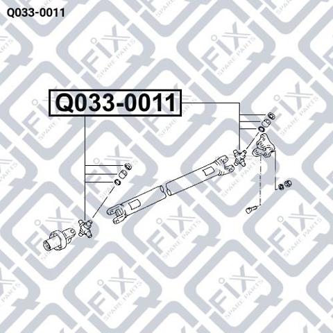 Крестовина кардана Q-fix Q0330011