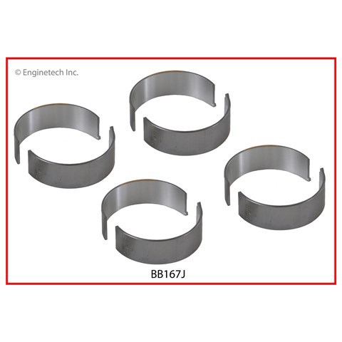 Вкладыши шатунные BB167J Enginetech