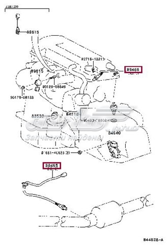 8946502140 TOYOTA Sonda Lambda Sensor De Oxigeno Para Catalizador 8946502140 TOYOTA
