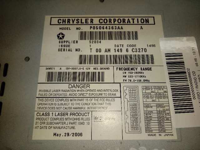 P05064066AD Chrysler 