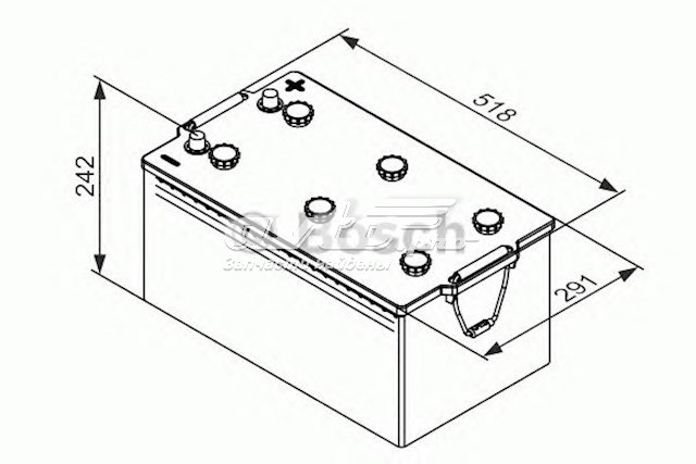 Купить Аккумулятор Bosch 220 А/ч (0092T30810)