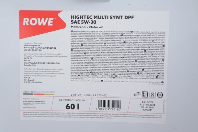 20125060D99 Rowe 