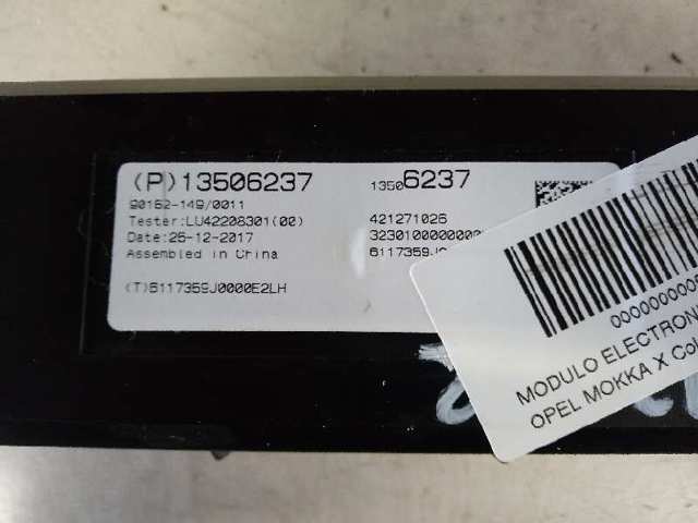 13506237 Opel 