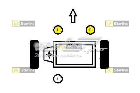 Левая подушка двигателя SM0680 Starline