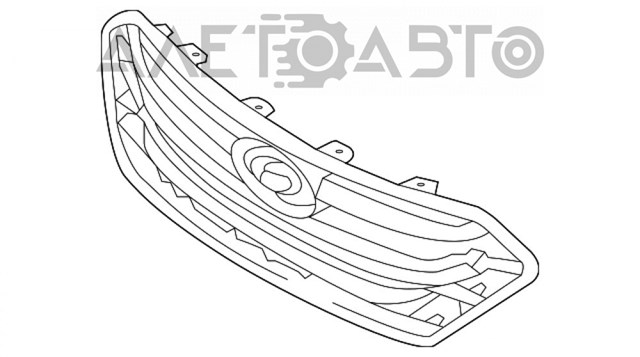863512W000 Hyundai/Kia Решетка радиатора