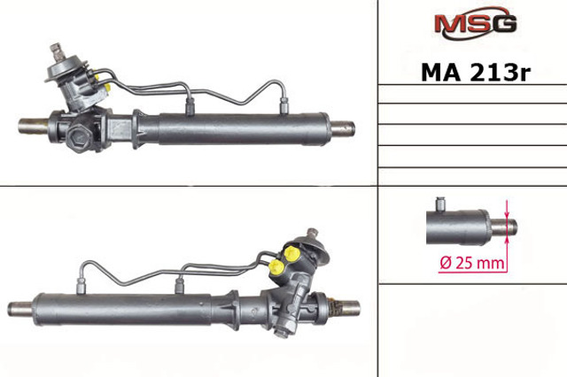 Реечный рулевой механизм MSG Rebuilding MA213R цена, от 34.99 USD