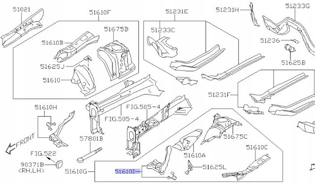 Купить PSB12301AL Signeda Кронштейн арки колеса (лонжерона) левый