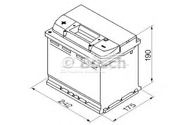Купить Bosch Емкость 60А/ч 0092S40060