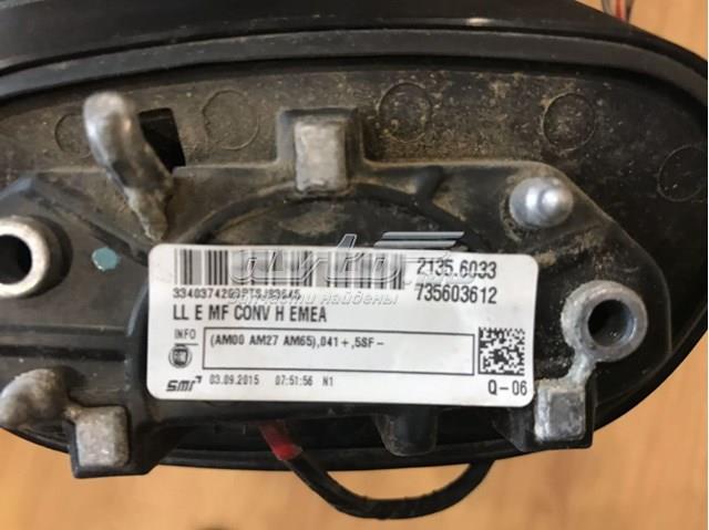 735603612 Fiat/Alfa/Lancia Левое боковое зеркало