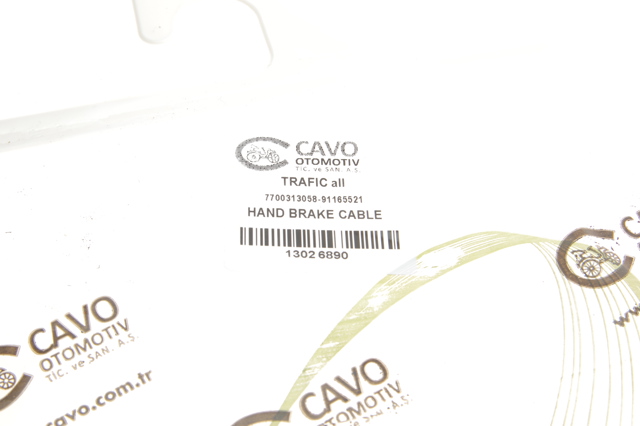 Трос ручника промежуточный Cavo 1302689