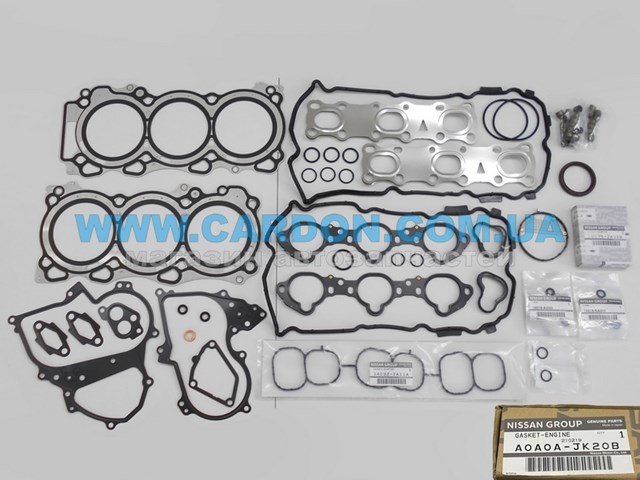 A0101JK20B Nissan/Infiniti Комплект прокладок на двигатель
