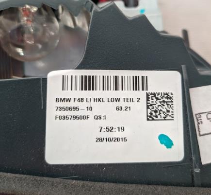 Фонарь задний левый, внутренний BMW 7350695 цена, от 90.12 USD