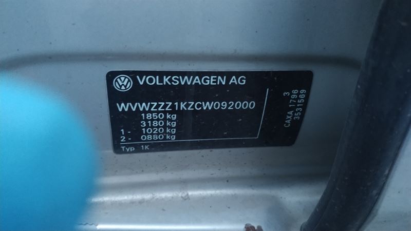 Авторазборка VOLKSWAGEN GOLF VI хэтчбек (5K1) (2008 - 2014)