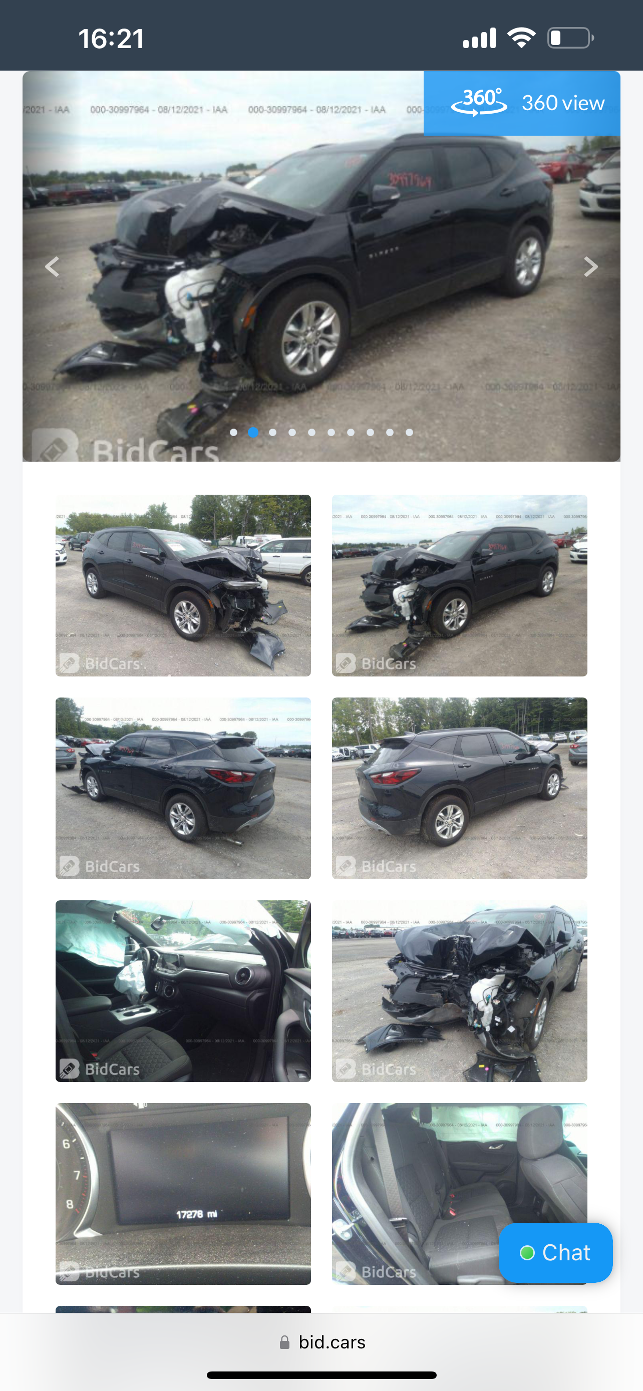 Разборка CHEVROLET BLAZER внедорожник (1N) (2018 - 2026)