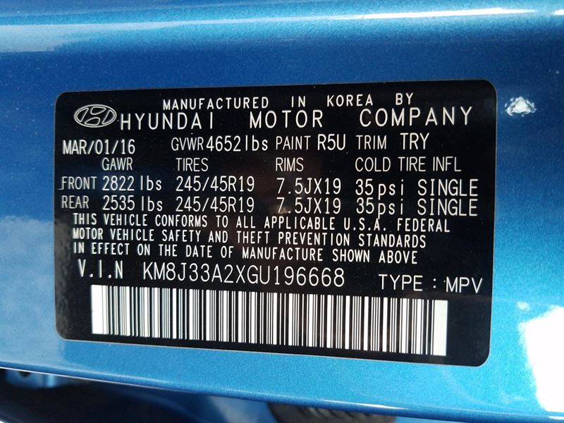 Авторазборка HYUNDAI TUCSON III внедорожник (TL) (2015 - 2023)